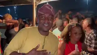 Chuks Igba on live stage at ABBI motel, ABBI