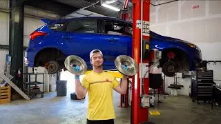 Как установить новые колодки и роторы на Ford Focus ST | Керамические колодки и роторы R1 Concepts |