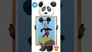 How to draw Mickey mouse 🐁 #shorts #youtubeshorts #short #cartoon #art