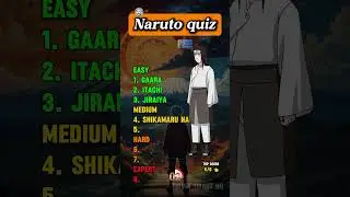 Ultimate Naruto Quiz: Can You Guess These Characters? #NarutoQuiz #quiz #Trivia