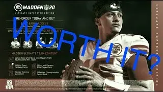 Is Madden 20 Ultimate Superstar Edition really worth it?