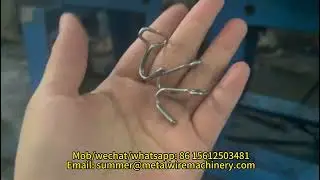 Customized Automatic Double Wire Hanger Hook  Making Machine#hook#hanger#hookmachine#hangermachine