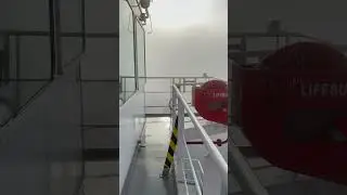 Foggy day ⛅️.#vessel #ship #fog #foggy #atsea #seaman #weather #forecast #offshore