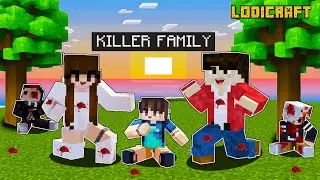 Adopted by KILLER Family in Minecraft  (Tagalog)