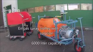 EMPAS spray trolley with Dosatron dosing pump