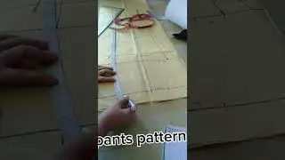 paano mag pattern ng pantalon