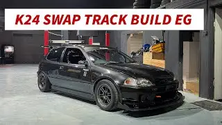 MODIFIED K24 SWAP TRACK BUILT CIVIC EG HATCH #k24 #civiceg