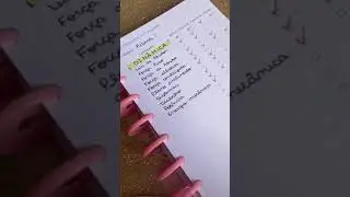 Checklist de Conte&uacute;do com Planner de Estudos de Discos 🌈 #shorts #papelariaonline