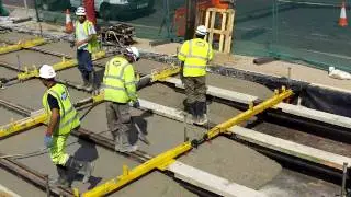 Blackpool new tramtrack, May 2010