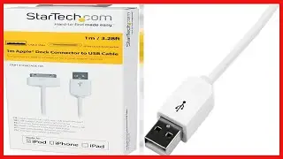 1m 3 ft Apple 30 pin Dock Connector to USB Cable for iPhone  iPod  iPad with Stepped Connector