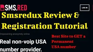 SmsRedux||Best site To Get Non-VoIP USA Permanent Number For Verification.
