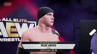 Dylan Lanfield vs. Luchasaurus.