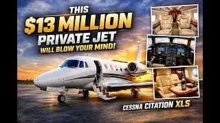 Inside a $13 Million Cessna Citation XLS | Ultimate Private Jet Tour ✈️