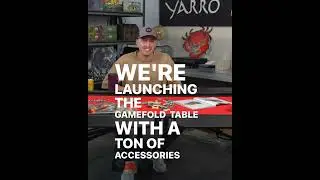 Gamefold: The First Folding Table Designed For Gaming. On kickstarter: www.yarrostudios.com/gamefold