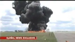CF-18 Fighter Jet Crashed At Lethbridge, Canada