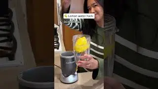 Lemon water hack 🍋