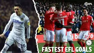 STRAIGHT FROM KICK-OFF! ⚡️ | The Fastest EFL goals in recent years ⏱️