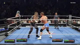 Wyatt Sicks VS Alex Riley & John Morrison (WWE2K25 Eighteen Universe Mode )