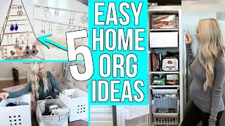 5 EASY Home Organization Projects to Tackle Today!