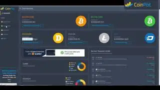 Day 20 coinpot/EOBOT free crypto money; 4th withdraw to EOBOT 60Dogecoin