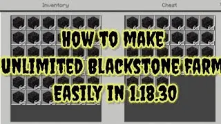 How to make blackstone farm in minecraft easily get Unlimited blackstone|by-Dark Kronos|#minecraft