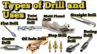 What is Drill | Types of Drills and their uses | Parts name of Drill .