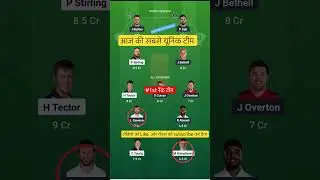 IRE VS  ENG T20 Dream11 Prediction | IRE VS  ENG Dream11 Team Of Today Match | 3rd  t20 | #dream11