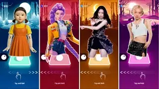 KPop Demon Hunters vs Rose Bruno Mars Apt vsFifty Fifty Cupid vs Squid Game