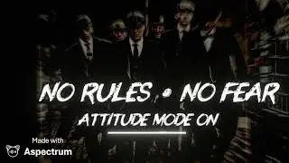 RULES AMAR NA 🔥 | Bangla &times; English Rap | Bad Boy Vibes