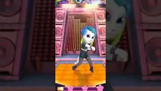 😍 OMG 😍 Watch the Awesome Dance Steps in My Talking Angela 2 #shorts #amoebagames