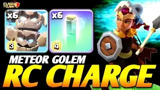 TH18 RC Walk Strategy! 👑 How to 3-Star with Meteor Golems & Invisibility Spells (Clash of Clans) 