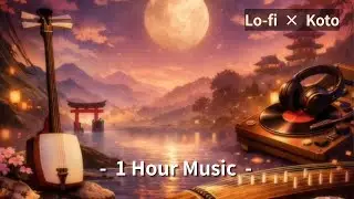 Lo-fi &times; Koto | Chill Japanese Night Vibes | 1 Hour Music