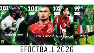 YENİ ÇIKARTIĞIM KARTLARI EFOOTBALL LİGİNDE DENEDİM HEPSİ ŞOV YAPTI RAKİP MAÇTAN KAÇTI 