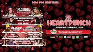 POW! Pro Wrestling | Heartpunch | Saturday, February 14 2026 | LIVE & FREE
