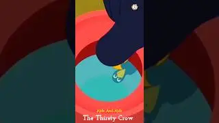 The Thirsty Crow | Kids Story | #shorts #thirstycrow