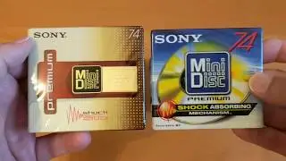 Sony Premium Minidiscs - Unwrapping and comparing two discs
