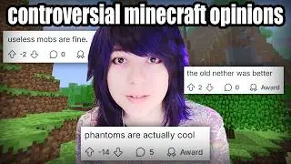Controversial Minecraft opinions to listen to while you play Minecraft
