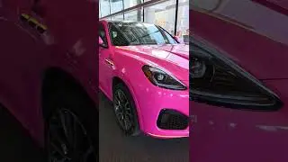 Barbie Maserati at Vancouver Auto Show 😍 #barbie #maserati #supercars