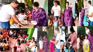 Many children came today on the first Friday ||Clothes food and toys distribution ||