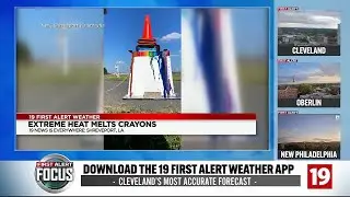 Wild Weather: Floods damage Connecticut road, extreme heat melts crayons in Louisiana