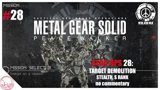 #MGS Peace Walker XTRA-OPS 28: Item Capture (S RANK)