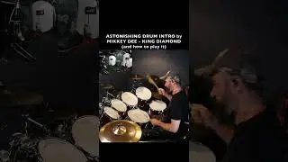 KING DIAMOND - WELCOME HOME - DRUM INTRO - MIKKEY DEE