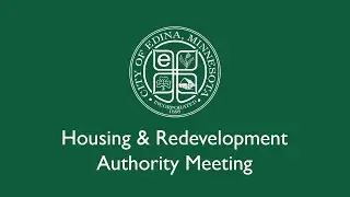 Edina Housing & Redevelopment Authority Meeting / Jan. 15, 2026