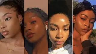 Perfect aesthetic Filters for Dark / brown skin | Aesthetic IG Filters | Glowing up filters 🤎