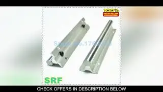 ✅ High quality 2pcs 12mm linear rail SBR12 L1000mm support round guide rail + 4pcs SBR12UU slide  b