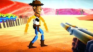 LittleBigPlanet 3 - Toy Story 3D Shooter - Woody Ram Ranch - PS4 Gameplay | EpicLBPTime