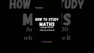 Maths study methods✨🩷#shorts#motivation #studyadvice #studymotivation #studytips #study #studywithme
