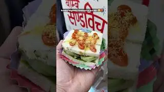 Bombay Style Veg Sandwich ₹40/- Only😳❤️ #shorts #sandwich #indianstreetfood