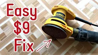 Dewalt Sander Pad Replacement - Easy 5 inch 8 Hole Orbital Sanding Pad Repair