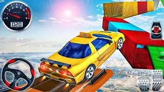 Real Taxi Car Stunts Simulator 3D - Impossible Ramp Car Stunt Driving - Android GamePlay